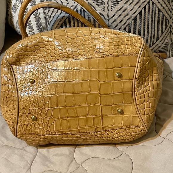 Brahmin purse. Tan. Gently used. - Picture 3 of 4